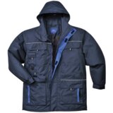 MONSUN Kišna jakna postavljena Contrast/ teget Cene