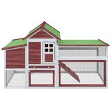  Kokošinjac boja kave 186,5 x 58,5 x 113 cm od masivne borovine | shoptok.hr
