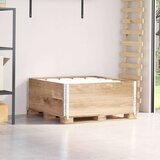 vidaXL Paletni okvirji 2 kosa 100x100 cm trdna borovina | Shoptok.si
