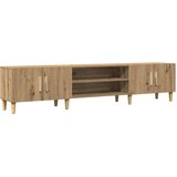 vidaXL TV omarica artisian hrast 180x31,5x40 cm inženirski les | Shoptok.si