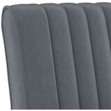  Niska stolica tamnosiva baršunasta | shoptok.hr