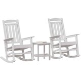  Ljuljačka 3 pcs Bijelo Polietilen | shoptok.hr