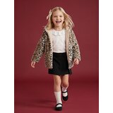 Sinsay Teddy jakna s leopard printom i kapuljačom s ušima | shoptok.hr