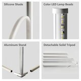 Ksix kutna podna svjetiljka SmartLED, 140cm, 12W, 450 lumena, daljinski, WI-FI | shoptok.hr