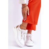 Kesi Women's leather sports shoes on the platform white Caressa Cijene