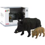  Set of 2 figurines Wild boar with young Forest Animals series | shoptok.hr