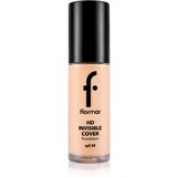 Flormar HD Invisible Cover Foundation lahki tekoči puder s posvetlitvenim učinkom SPF 30 odtenek 040 Light Ivory 30 ml Cene