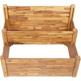  Vrtna sadilica s 2 razine 110x75x84 cm masivno bagremovo drvo | shoptok.hr