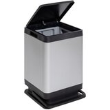DEA HOME Plastičen koš za smeti s pedalom v srebrni barvi 80 l Tokyo – | Shoptok.si