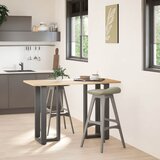  Noge za barski stol T-oblika 2 kom antracit 40x35x(90-91) cm čelik | shoptok.hr