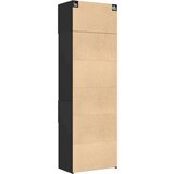 vidaXL Omarić za pohranu crni 70 x 42,5 x 225 cm konstruirano drvo | shoptok.hr