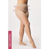 MONA QUEEN Čarape s gaćicama Plus Size Shaping 30 DEN | shoptok.hr