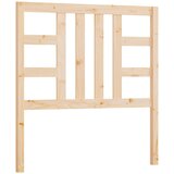 Maison Chic posteljno vzglavje - vzglavna omarica - nočna omarica 96x4x100 cm trdna borovina, (21704859) Cene