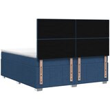  LED okvir za krevet s madracem Plava 140 x 200 cm Tkanina | shoptok.hr