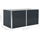  Povišena vrtna gredica antracit 160x80x77 cm pocinčani čelik | Eponuda.ba