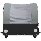 Prikolica za bicikl crno-siva 30 kg željezna | shoptok.hr