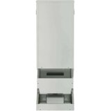 vidaXL Hranilnica za jelene srebrna 28 x 30 x 80 cm Cinkana jeklena | Shoptok.si