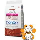 Monge extra Small Adult Lamb 3kg, Granule za Veoma Male Pse Težine <2kg