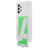 Samsung galaxy A53 5G silikonski ovitek s paščkom, bel | Shoptok.si