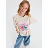 Sinsay Pamučna majica s printom Stitch | shoptok.hr