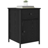 Noćni ormarići 2 kom crni hrast 40x42x60 cm konstruirano drvo | shoptok.hr