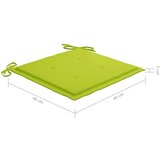  3-dijelni sklopivi vrtni blagovaonski set od masivne tikovine | shoptok.hr