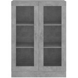  Vitrina siva boja betona 82,5 x 30,5 x 115 cm konstruirano drvo | Eponuda.ba