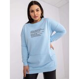 RELEVANCE Sweatshirt-RV-BL-7124.01-light blue | Shoptok.si
