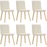  Jedilni stoli 6 kosov platno, (21828464) | Shoptok.si