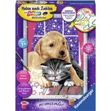 Ravensburger Slikanje po številkah - Puhasti prijatelji u