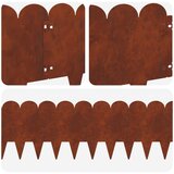  Ograda oko Travnjaka 30 pcs 103 x 25 cm Čelik Rđa | shoptok.hr