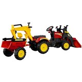  Traktor na pedale Bucket Benson - crveni | shoptok.hr