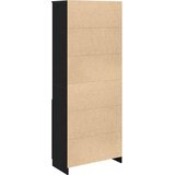  Visoka komoda crna hrast 70x35x180 cm od konstruiranog drva | Eponuda.com