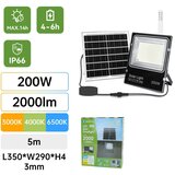  Aigostar-LED Solarni reflektor LED/200W/3,2V 3600mAh 3000K/4000K/6500K IP66 + DO | Eponuda.com