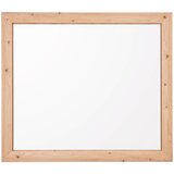 XORA STENSKO OGLEDALO, 87/76/2,5 cm steklo, leseni material | Shoptok.si