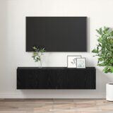 vidaXL set TV omaric Črn hrast Inženirski les Majhen TV omarica | Shoptok.si