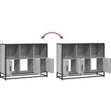 vidaXL Komoda Siva Sonoma 100x35x76 cm Konstruirano drvo | shoptok.hr