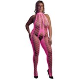 Ouch Joj! - fluorescentni otvoreni kombinezon (ružičasti) - XL-4XL | shoptok.hr