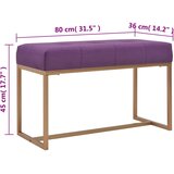  Klupa 80 cm ljubičasta baršunasta | Eponuda.ba