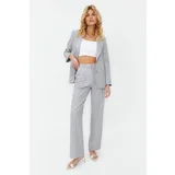 Trendyol Gray Blazer Jacket