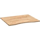 vidaXL Ploča za radni stol 100x80x2,5cm netretirane masivne hrastovine | shoptok.hr