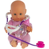 Dimian dojenček ki pije in lula s stetoskopom 33cm (98474)