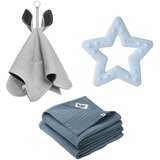 Bibs darilni set baby shower baby blue Cene