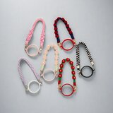 INF Ročno tkana torbica za steklenico za vodo Rose red, (21779175) | Shoptok.si