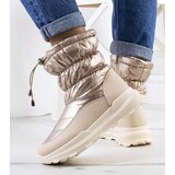 Gemre Golden snow boots with Houle drawstrings | Shoptok.si