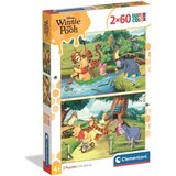 Clementoni Avanture Vini Puha 2x60 kom Supercolor puzzle - Cijene