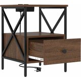  Noćni ormar s ladicama 2 pcs Smeđi hrast 41,5 x 40,5 x 55 cm | shoptok.hr