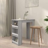 vidaXL Barski stol sa stalkom boja hrasta 102 x 50 x 103,5 cm iverica | shoptok.hr