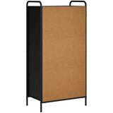  Ormarić za knjige 57 x 33 x 111 cm Konstruirano drvo Crni hrast - Crni hrast 57 x 33 x 111 cm | shoptok.hr