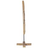 vidaXL Božično drevo z stojalom Rjava 120 cm Trdna tikovina | Shoptok.si